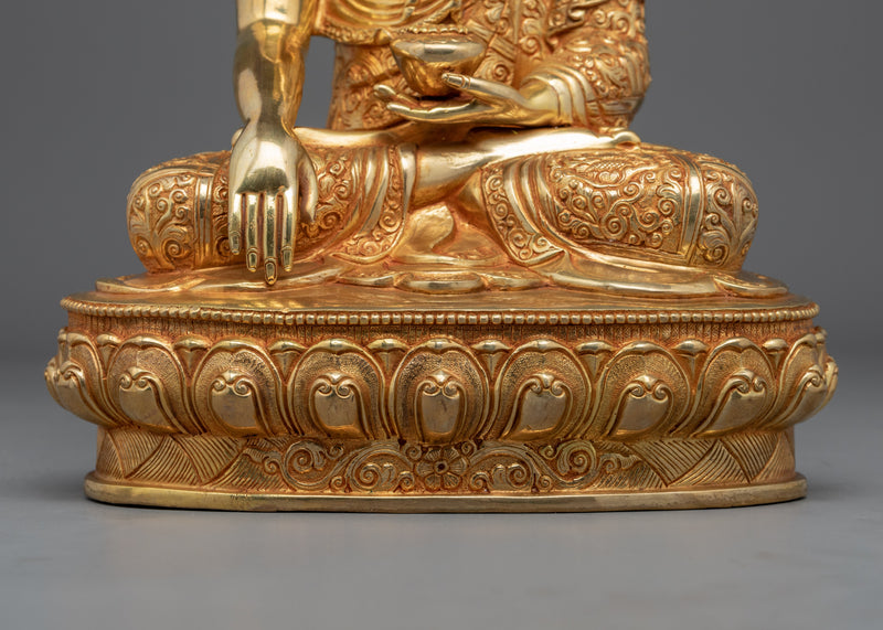 Historical Buddha Shakyamuni Handmade Sculpture | Traditional Buddhist Art