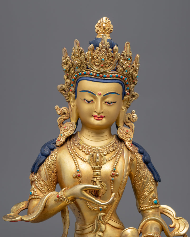 Handcrafted Bodhisattva Vajrasattva Statue | Himalayan Buddhist Art