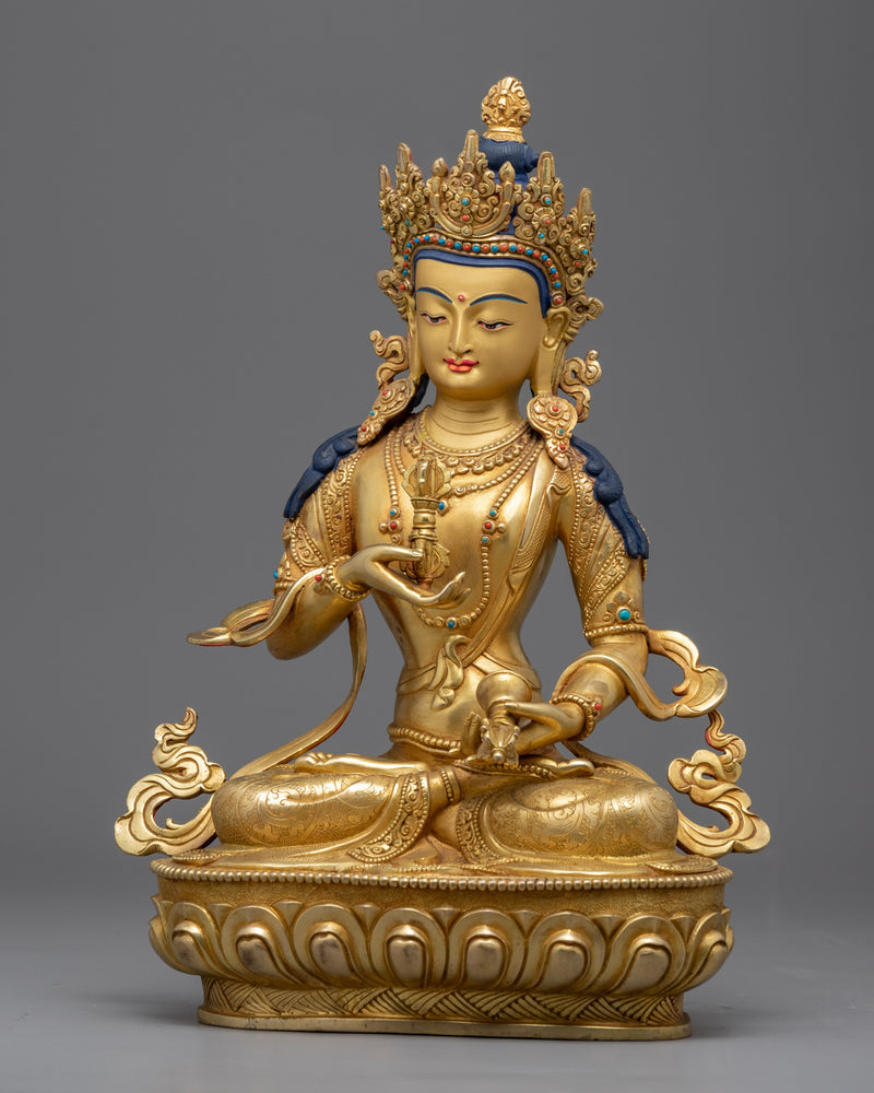 Handcrafted Bodhisattva Vajrasattva Statue | Himalayan Buddhist Art