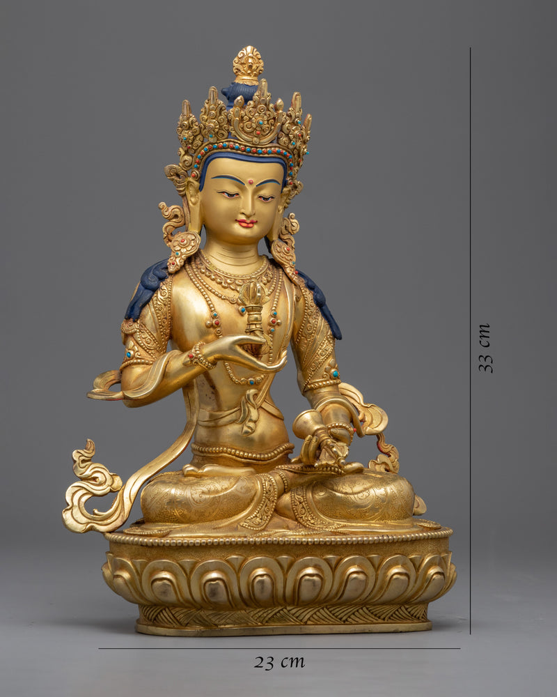 Handcrafted Bodhisattva Vajrasattva Statue | Himalayan Buddhist Art