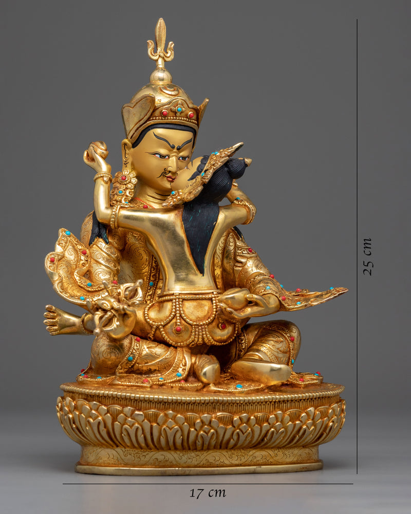 Padmasambhava with Consort Statue | Handmade Buddhist Figurine