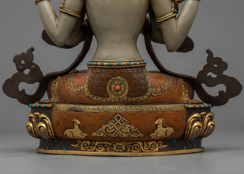 Tibetan Chenrezig Statue | Avalokiteshvara Fine Artwork