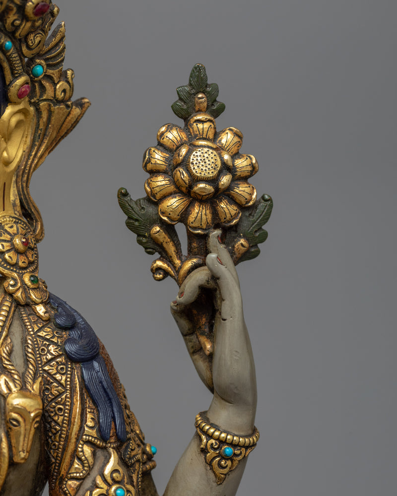 Tibetan Chenrezig Statue | Avalokiteshvara Fine Artwork