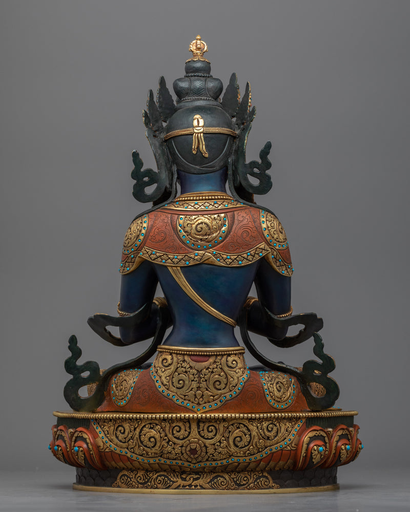 Buddha Vajradhara Rare Statue | Himalayan Handmade Art