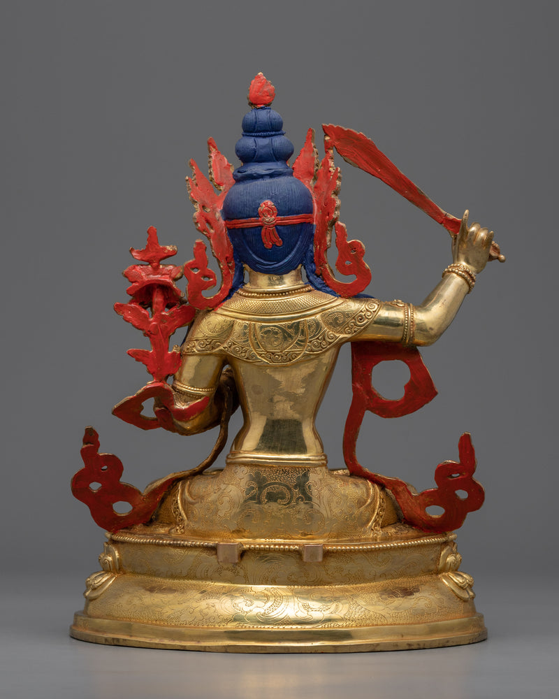 Manjushri Statue Tibetan | Fine Buddhist Artwork