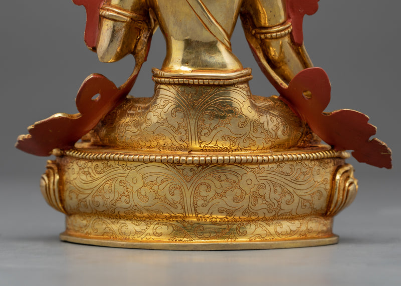 Small White Tara Statue | Female Bodhisattva of Compassionate Activity