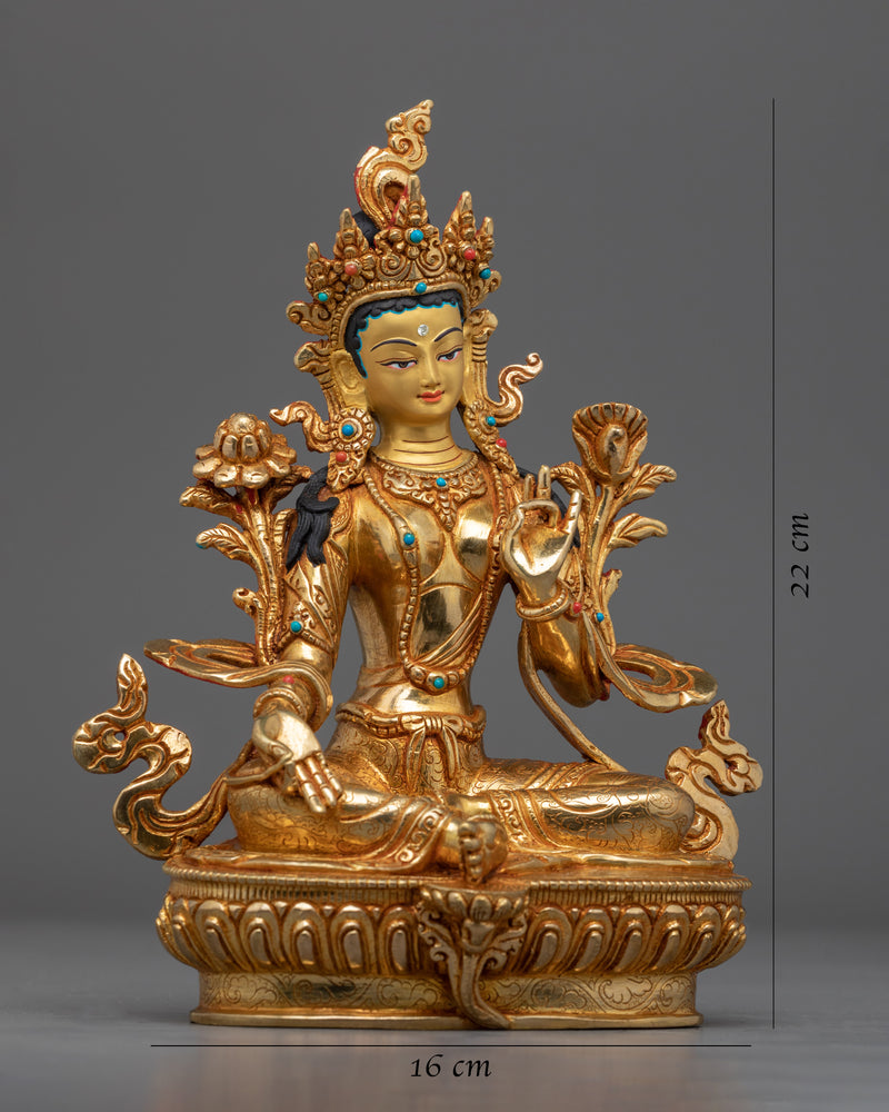 Green Tara Statue for sale | Handmade in Nepal