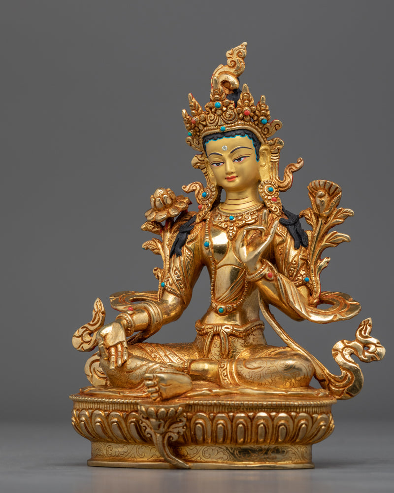 Green Tara Statue for sale | Handmade in Nepal