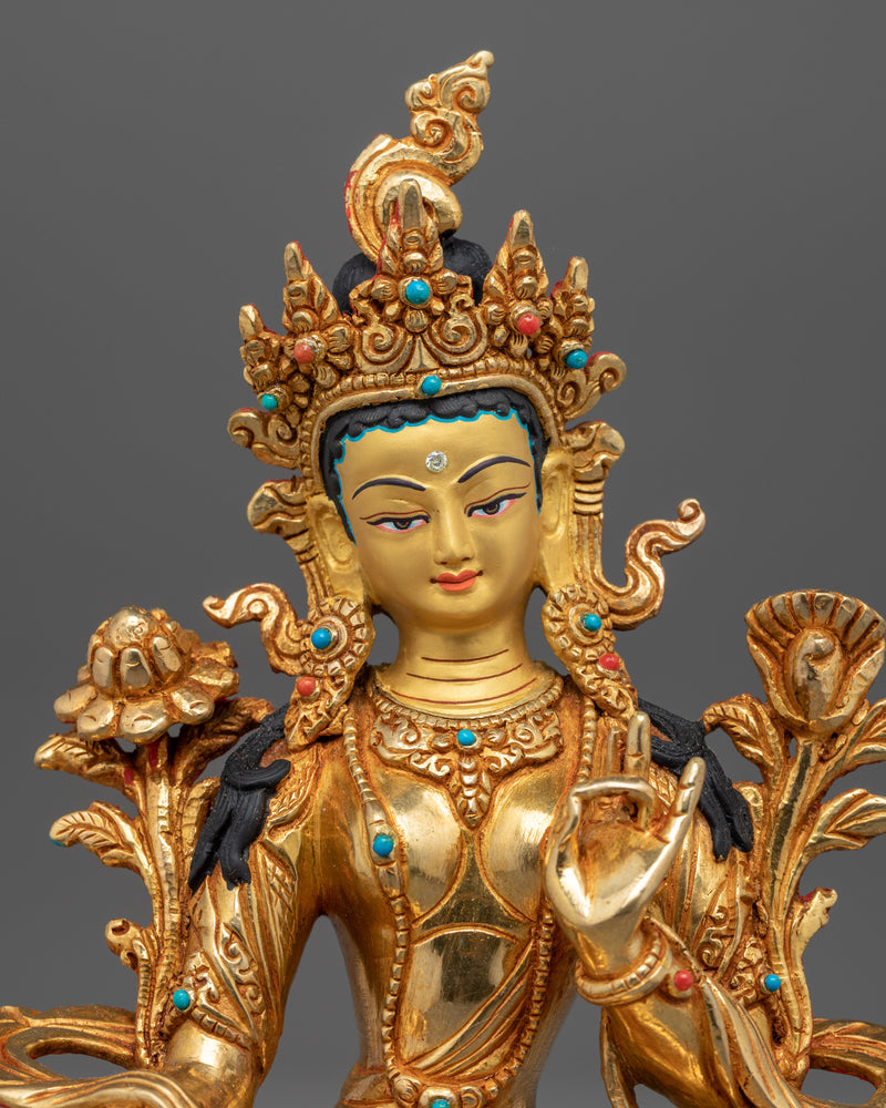 Green Tara Statue for sale | Handmade in Nepal