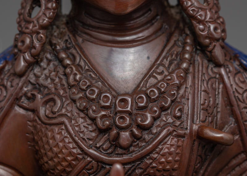 Guru Rinpoche Copper Statue | Lotus Born Master