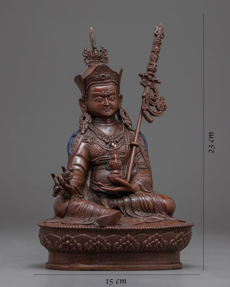 Guru Rinpoche Copper Statue | Lotus Born Master