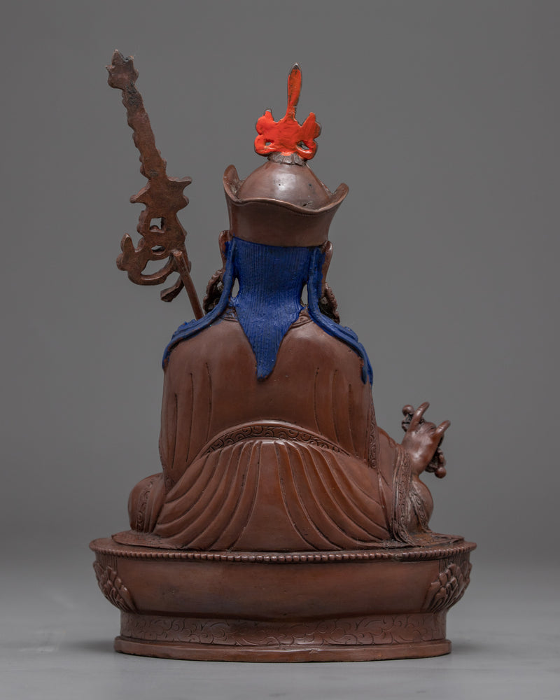 Guru Rinpoche Copper Statue | Lotus Born Master