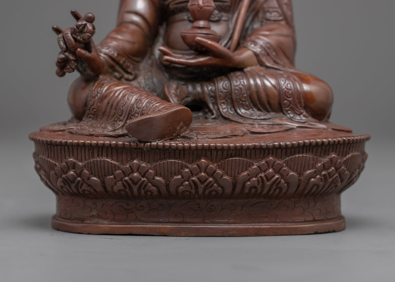 Guru Rinpoche Copper Statue | Lotus Born Master