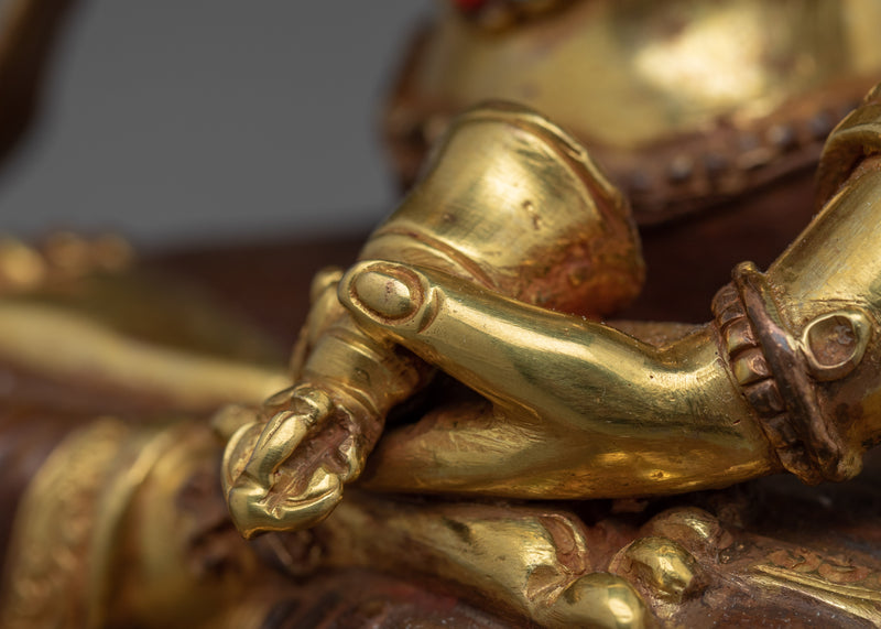 Vajrasattva Meditation Statue | Tibetan Dorje Sempa Art of Nepal