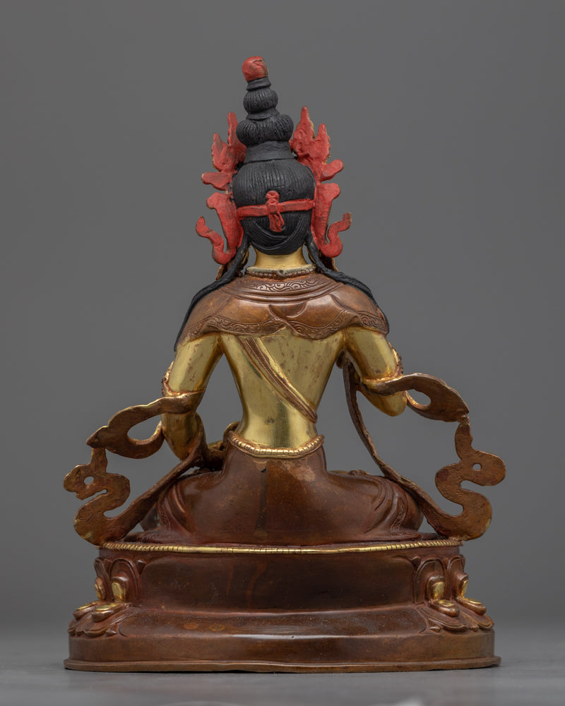 Vajrasattva Meditation Statue | Tibetan Dorje Sempa Art of Nepal