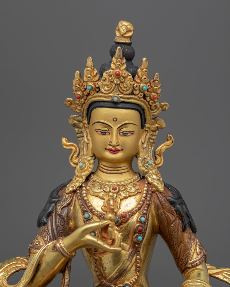 Vajrasattva Meditation Statue | Tibetan Dorje Sempa Art of Nepal