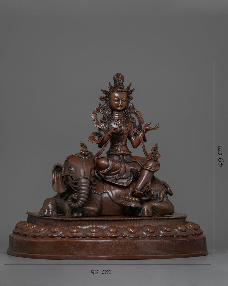 Bodhisattva Manjushri Wenshu | Handmade Fine Figurine of Nepal