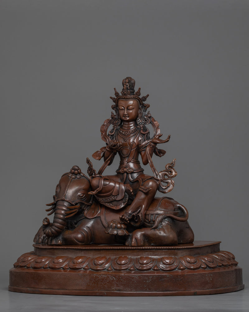 Bodhisattva Manjushri Wenshu | Handmade Fine Figurine of Nepal