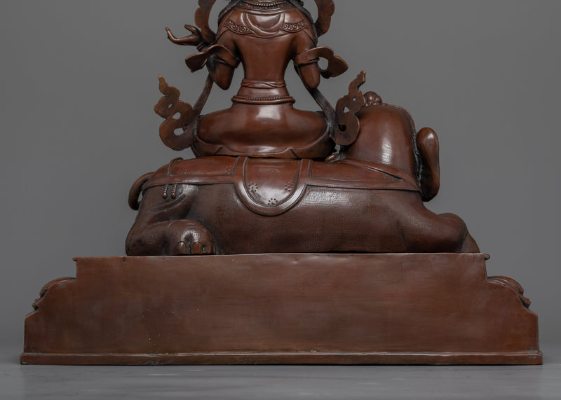 Bodhisattva Manjushri Wenshu | Handmade Fine Figurine of Nepal