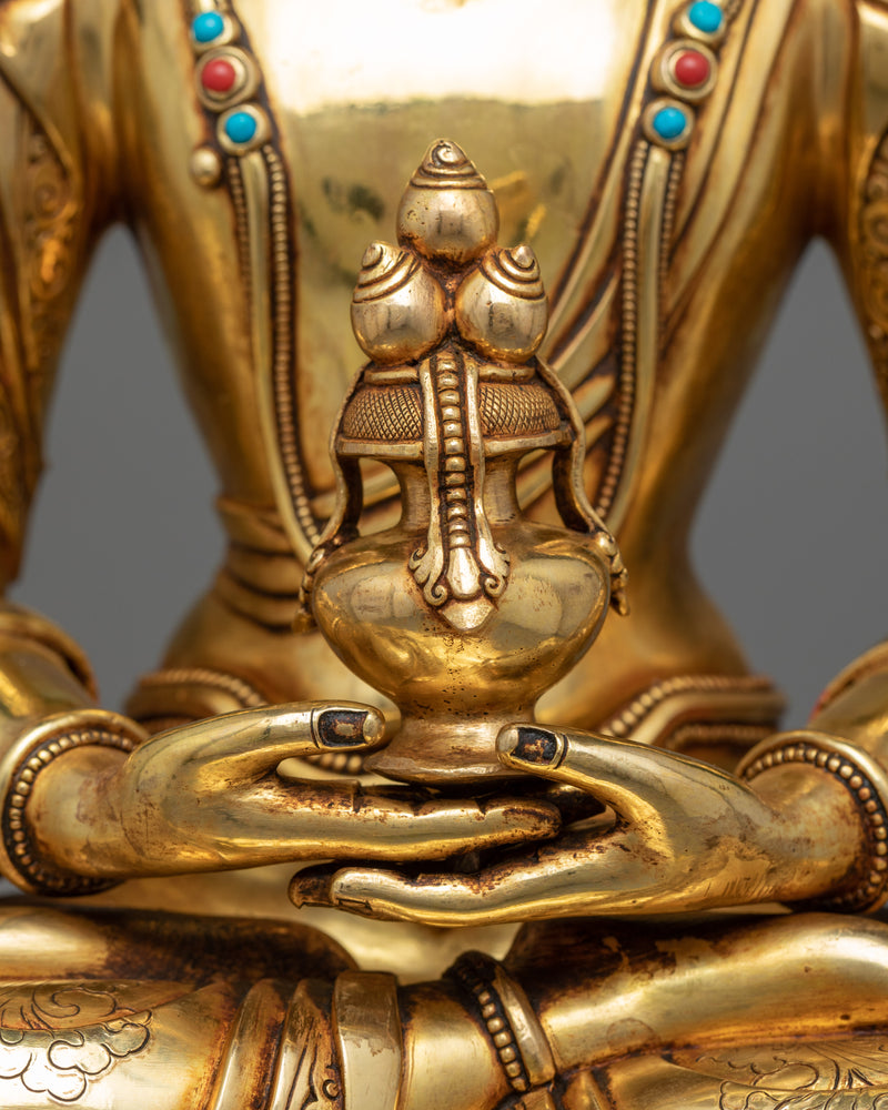 Long Life Mantra of Buddha Amitayus | Handmade Buddhist Statue