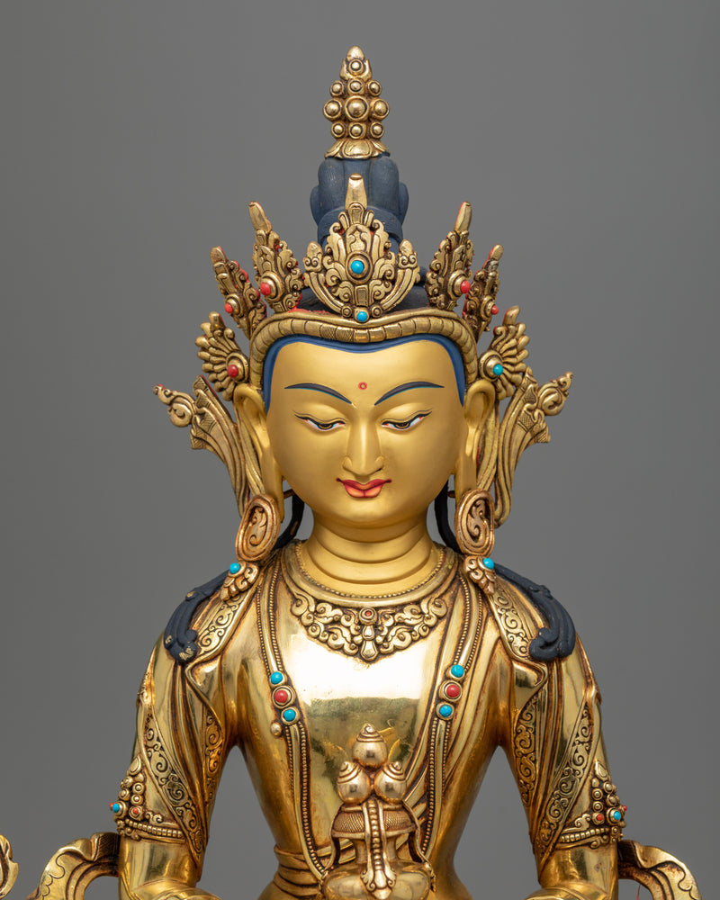 Long Life Mantra of Buddha Amitayus | Handmade Buddhist Statue