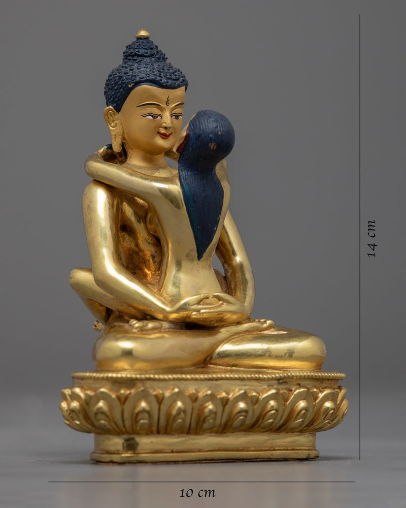 Small Samantabhadra Consort Statue | Handmade Sculpture