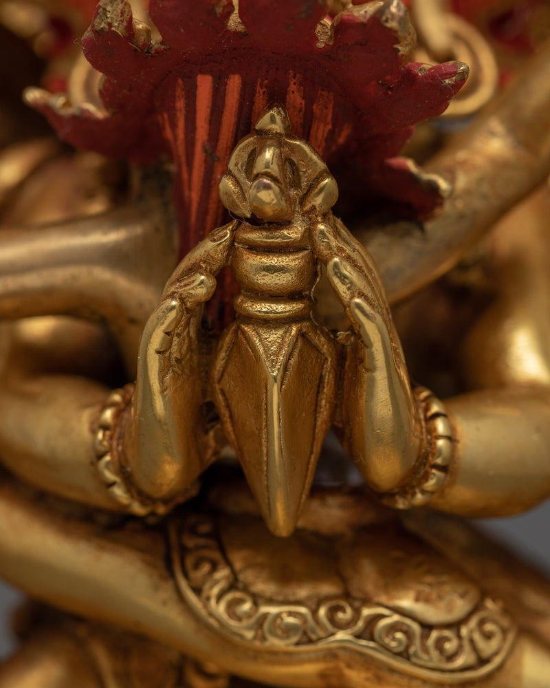 Phurba Vajrakilaya Statue | Handmade Wrathful Deity