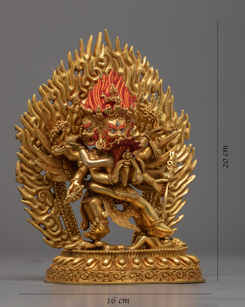 Phurba Vajrakilaya Statue | Handmade Wrathful Deity