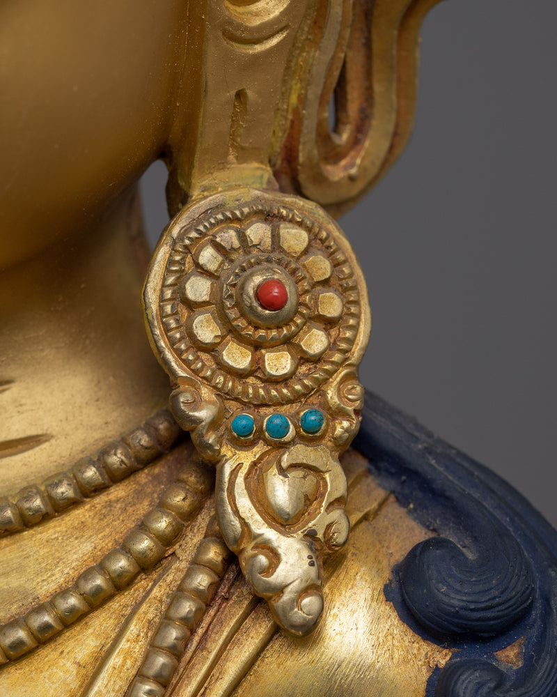 Medicine Buddha, Bhaisajyaguru Buddha Statue | Spiritual Handcrafted Statue for Healing