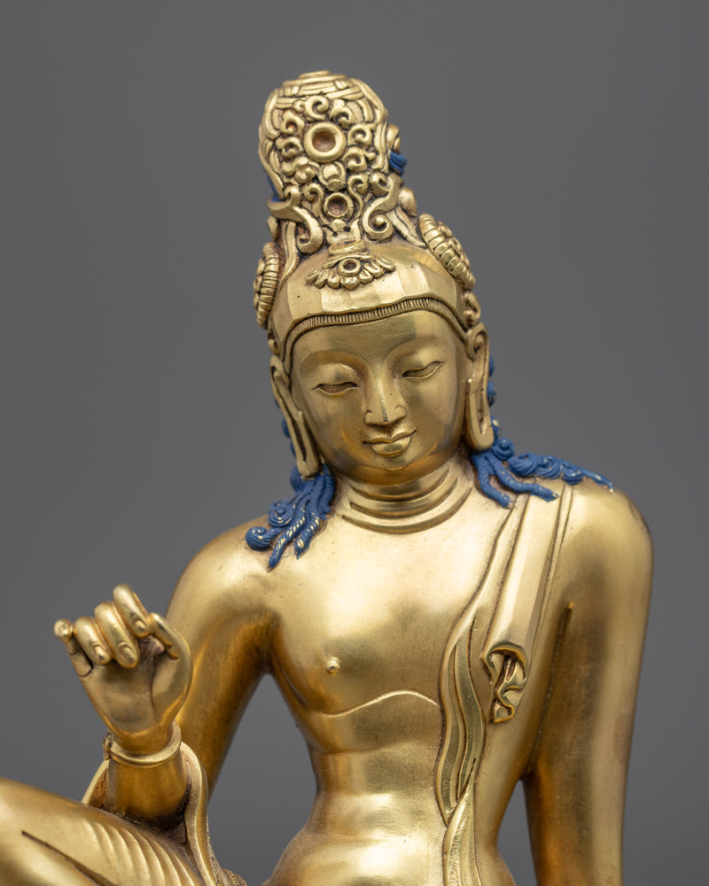 Gold Gilded Bodhisattva Guanyin Statue | Avalokiteshvara, Bodhisattva of Compassion