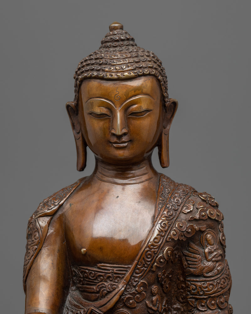 Siddhartha Gautama Real Himalayan Art | Shakyamuni Buddha Hand-Carved Statue