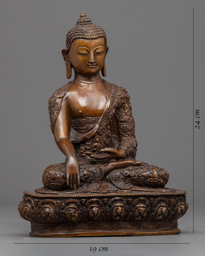 Siddhartha Gautama Real Himalayan Art | Shakyamuni Buddha Hand-Carved Statue