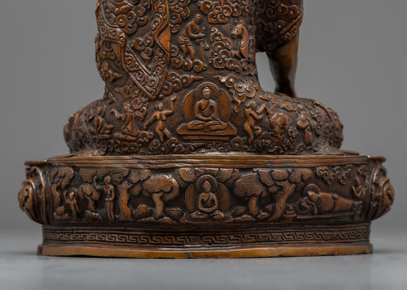 Siddhartha Gautama Real Himalayan Art | Shakyamuni Buddha Hand-Carved Statue