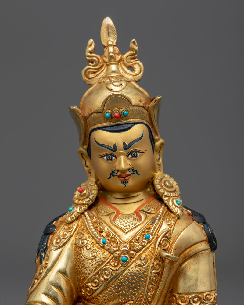 Guru Rinpoche Padmasambhava Statue | Traditional Himalayan Buddhist Art