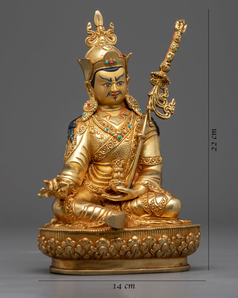 Guru Rinpoche Padmasambhava Statue | Traditional Himalayan Buddhist Art