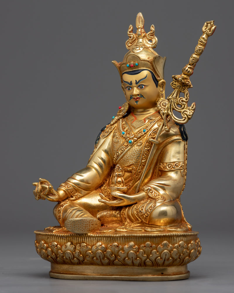 Guru Rinpoche Padmasambhava Statue | Traditional Himalayan Buddhist Art