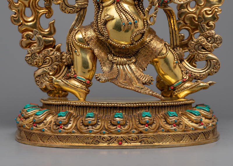 Vajrapani Bodhisattva Statue for Ritual and Meditation | Traditional Himalayan Buddhist Art