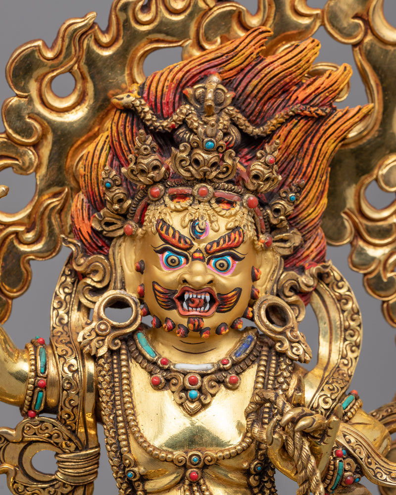 Vajrapani Bodhisattva Statue for Ritual and Meditation | Traditional Himalayan Buddhist Art