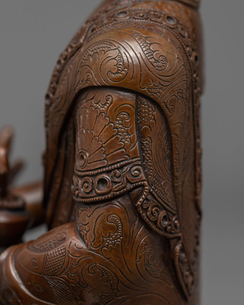 Bhaisajyaguru Medicine Buddha Statue for Meditation and Ritual | Buddhist Statue for Healing