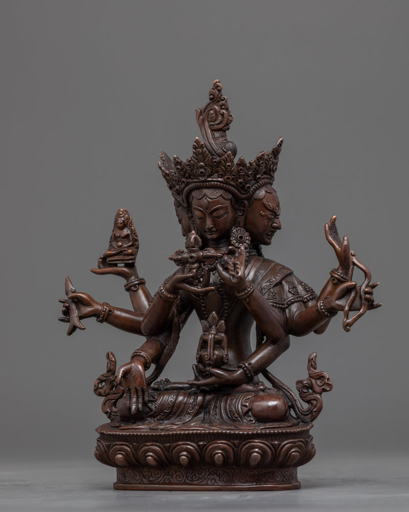 Hand Carved Namgyalma Statue | Ushnishavijaya Statue for Meditation and Ritual