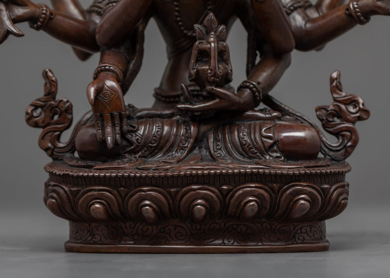 Hand Carved Namgyalma Statue | Ushnishavijaya Statue for Meditation and Ritual