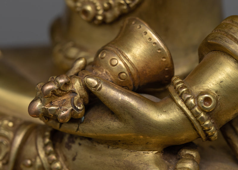 Bodhisattva Vajrasattva Sculpture | Traditional Himalayan Buddhist Artistry