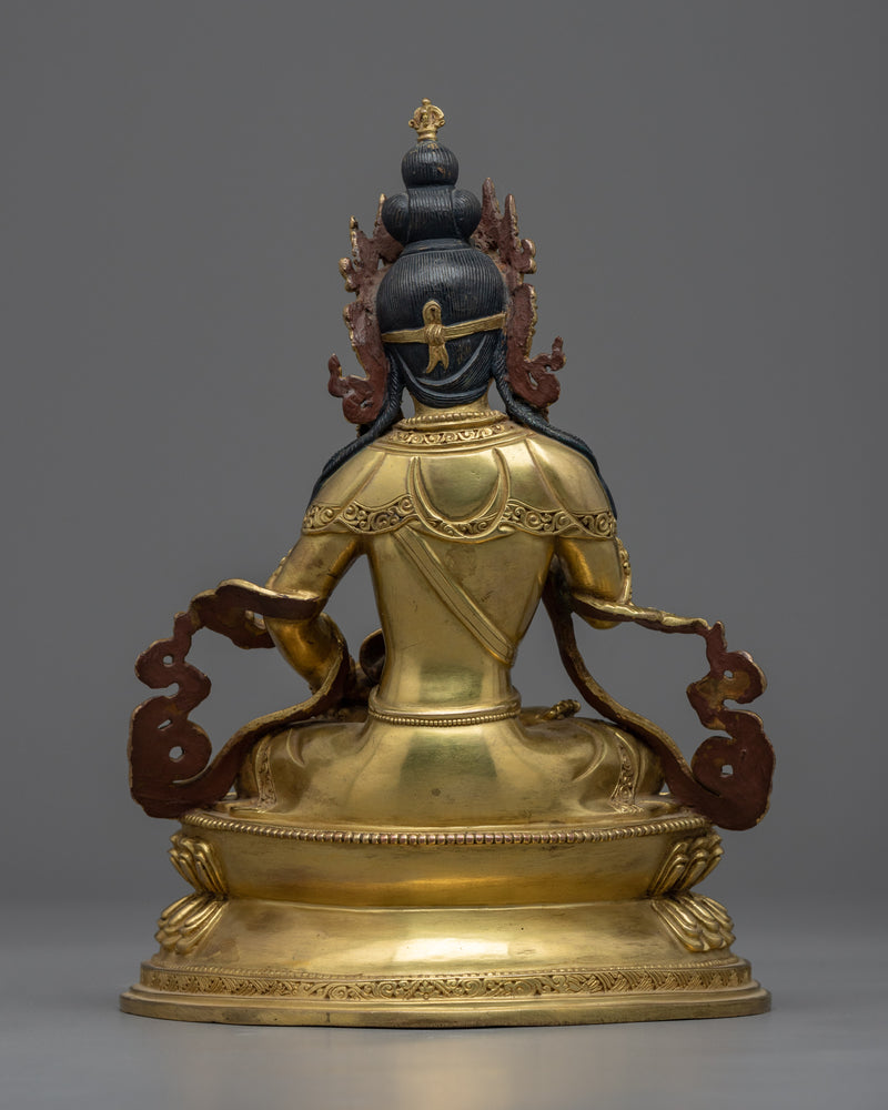 Bodhisattva Vajrasattva Sculpture | Traditional Himalayan Buddhist Artistry