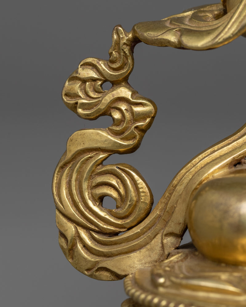 Bodhisattva Vajrasattva Sculpture | Traditional Himalayan Buddhist Artistry