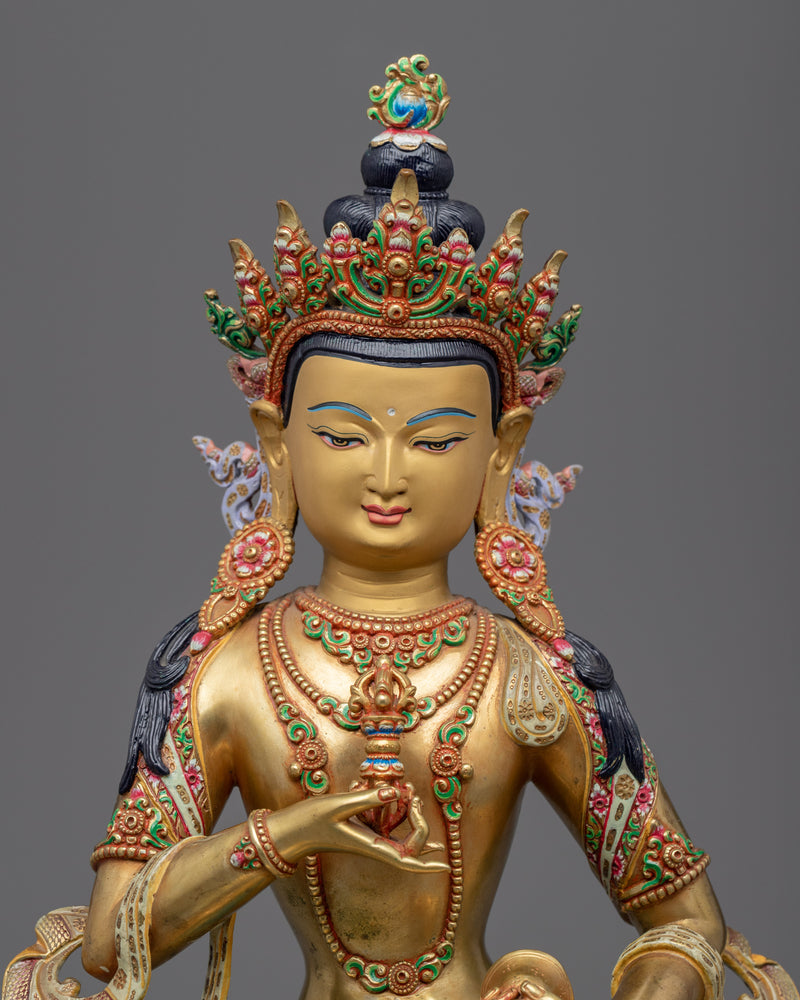 Bodhisattva Vajrasattva Statue for Meditation and Ritual | Traditional Buddhist Artwork