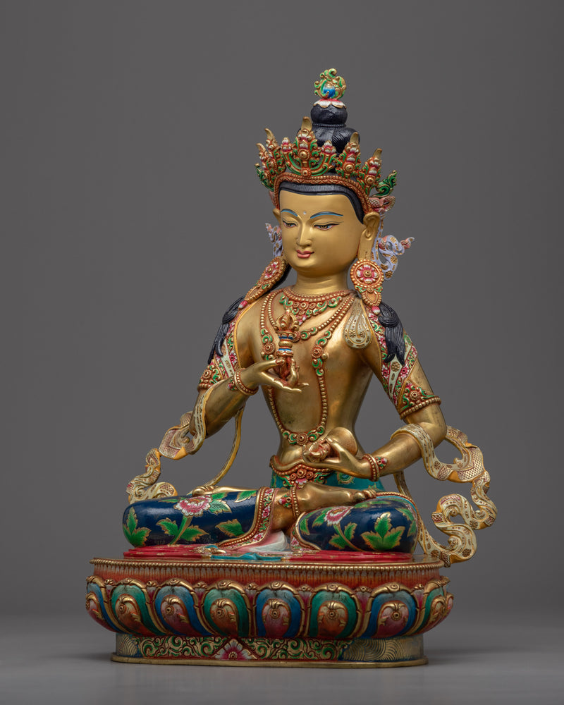 Bodhisattva Vajrasattva Statue for Meditation and Ritual | Traditional Buddhist Artwork