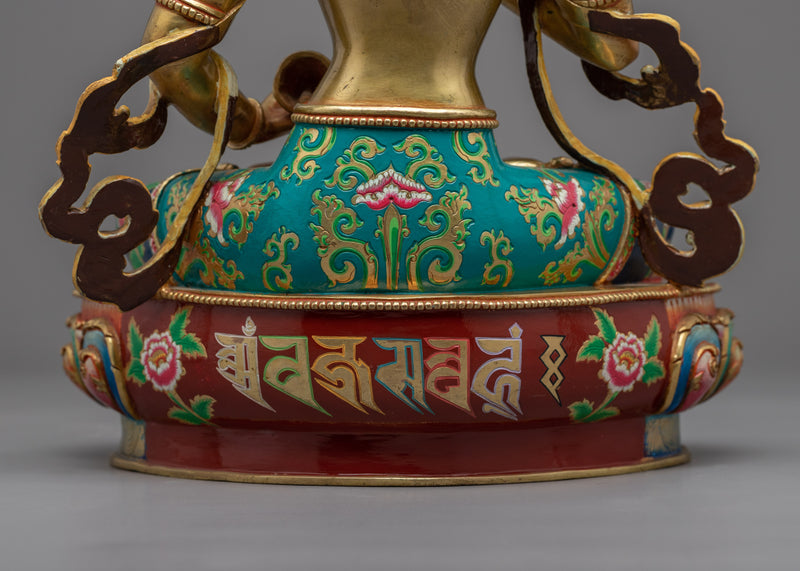 Bodhisattva Vajrasattva Statue for Meditation and Ritual | Traditional Buddhist Artwork