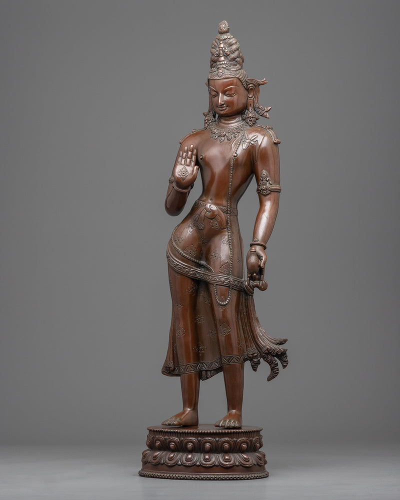 Bodhisattva Chenrezig Statue for Meditation and Ritual | Bodhisattva of Compassion Sculpture