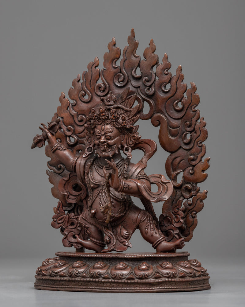 Vajrapani Bodhisattva Statue | Traditional Himalayan Buddhist Artwork