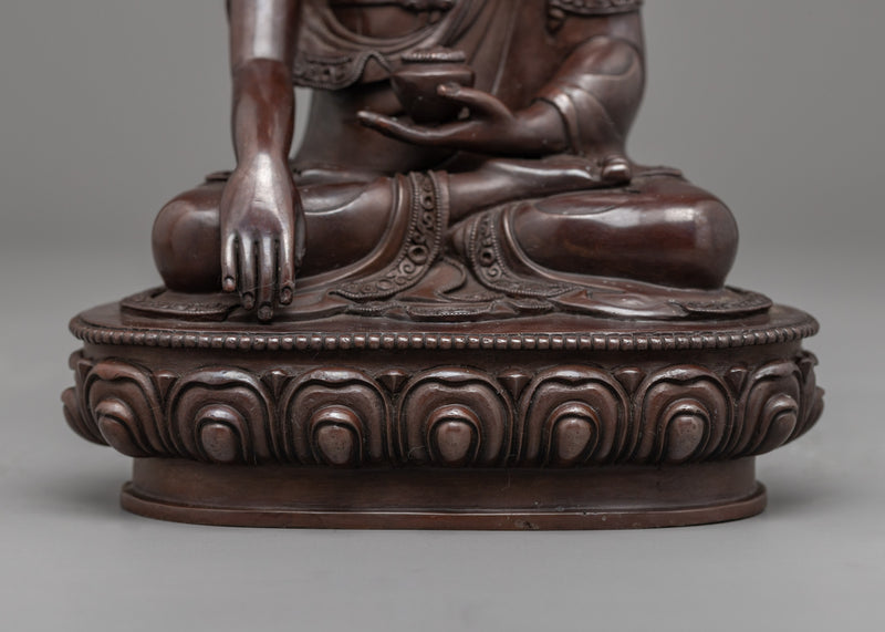 Historical Buddha Shakyamuni Statuette for Meditation | Himalayan Spiritual Buddhist Artwork